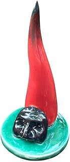 PULLECENE' Corno Portafortuna | Cornetto Portafortuna Da Regalare | Idee Regalo Napoli Gadget Realizzato In Ceramica Fatto A Mano Handmade Dimensioni Altezza Circa 14 Centimetri (Da Tavolo)