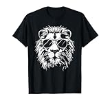 Lion Sunglasses Graphic T-Shirt