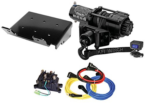 Kit Combo KFI SE25 2500 lb Winch y Montura para Suzuki