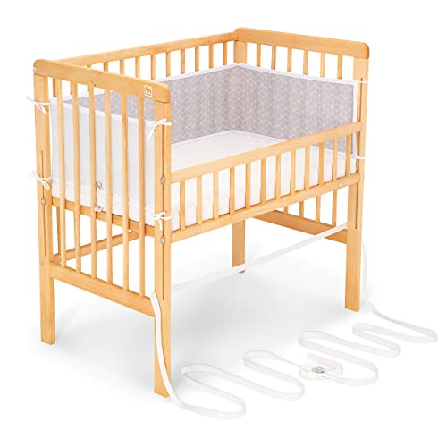 FabiMax Beistellbett BOXSPRING FIX geölt, TÜV geprüft 2022, inkl....