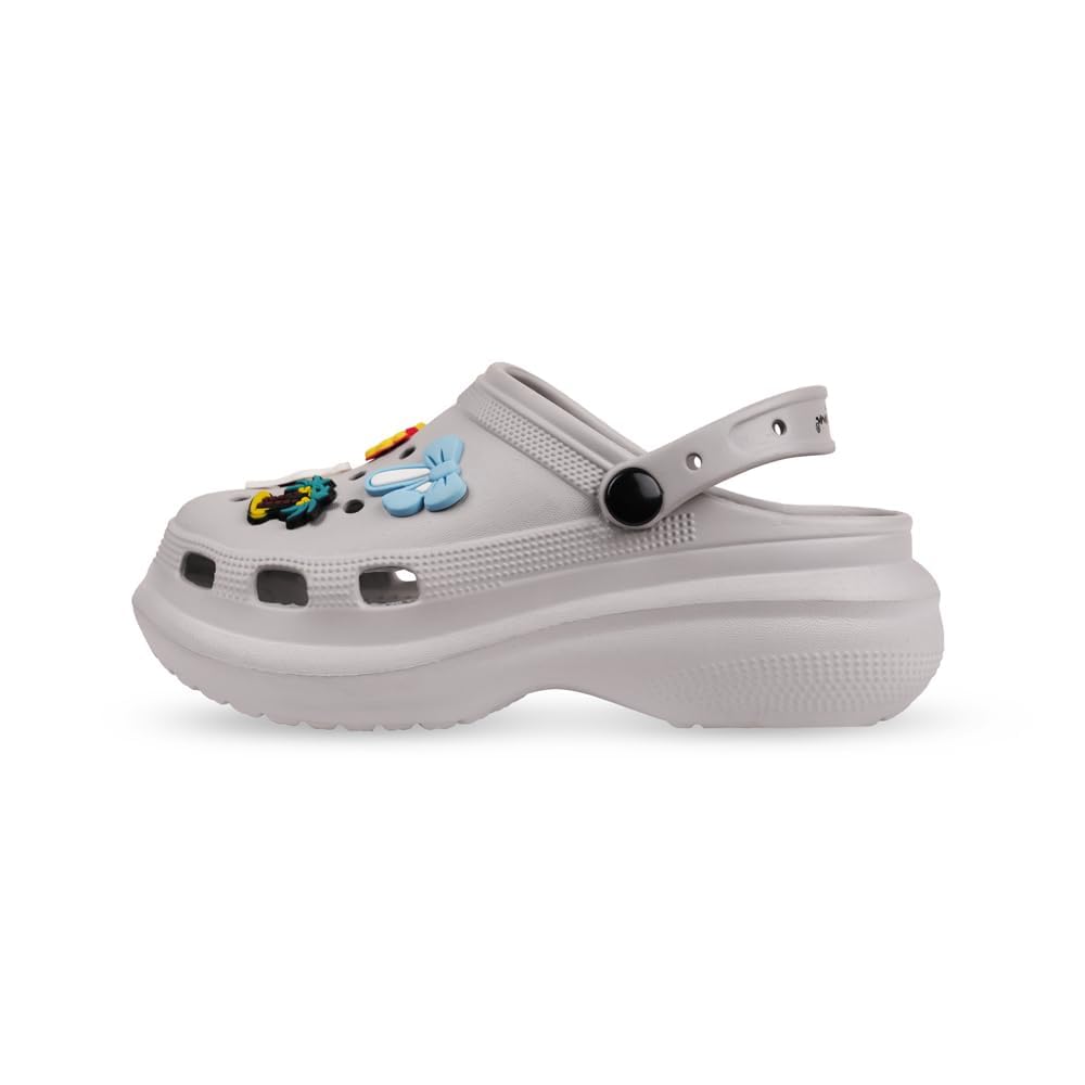 Classic Waterproof Rubber Clogs for Women with Charms-image-24