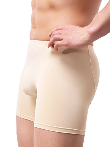 iKingsky Men's Long Leg Boxer Briefs Seamless Front Breathable Trunks Stretch Men Undepanties4