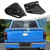 SQQP Tail Light Taillight Rear Light Cover Trim Compatible with Ford F150 2021-2025+,Not for F-150 Raptor (Smoked Black)