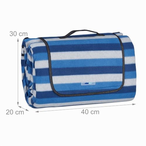Manta pícnic XXL impermeable y estera de camping para suelo húmedo 8