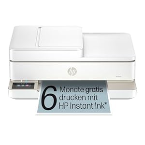 HP ENVY 6520e, Multifunktionsdrucker, 6 Monate gratis drucken mit HP Instant Ink inklusive, Drucken, Kopieren, Scannen, Mobiler Faxversand, Wi-Fi, Automatischer Vorlageneinzug, Touchscreen