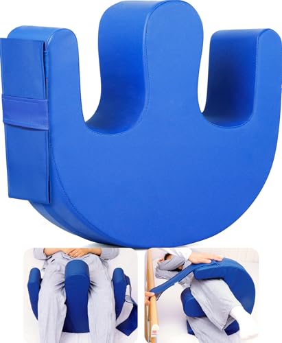 VitalEase Patient Turning Device U-Shape Positioning Pillow Waterproof PU Leather Regular Size 18.7 Wide More Compact Fit for in-Bed Care