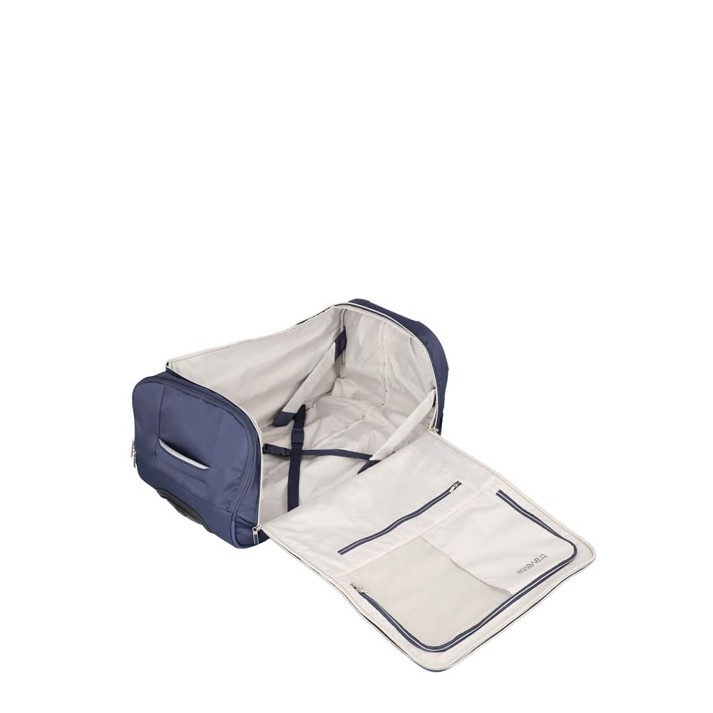 Travelite 2-Rad Trolley Reisetasche mittelgroß aus recyceltem Material, MIIGO, nachhaltige Weichgepäck Reisetasche mit Rollen, 69 cm, 71 Liter