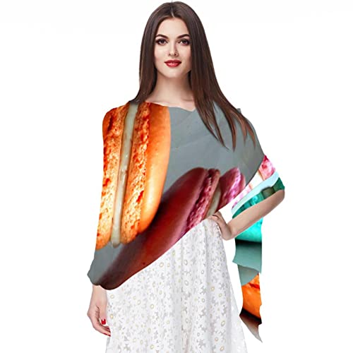 Écharpe en corail coloré femme multicolore 13 douce et chaude