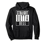 Straight Outta Hell Halloween Simple Design Pullover Hoodie