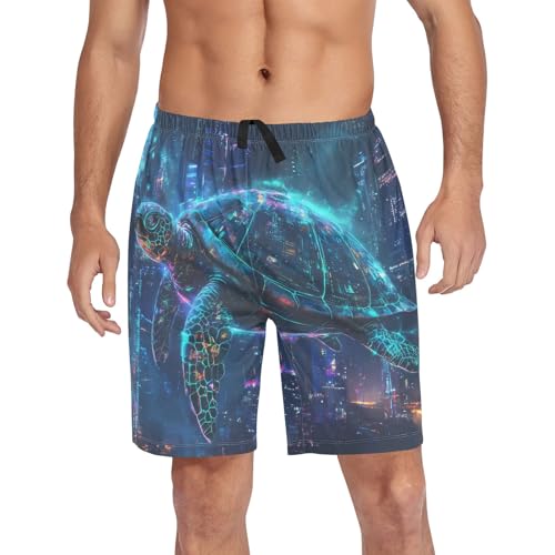 Dragon Thunder Men's Pajama Shorts Lounge Sleep Shorts Pjs Bottoms Pants