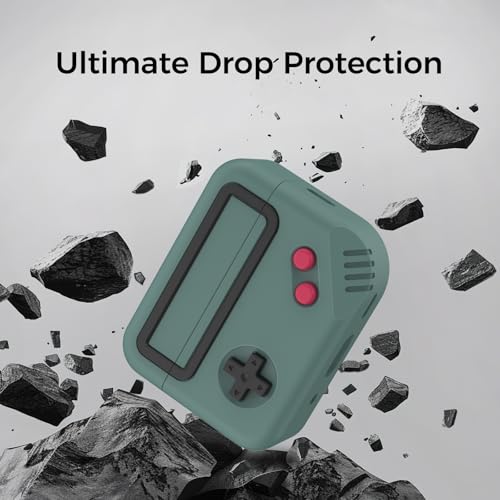 Image of TRONWIN for AirPods Pro 3 Case - 2025 Silicone Game Console Design Case for Apple AirPods Pro 3rd Generation, Cute Airpod Pro 3 Cover for Men /Women (Pine Green)