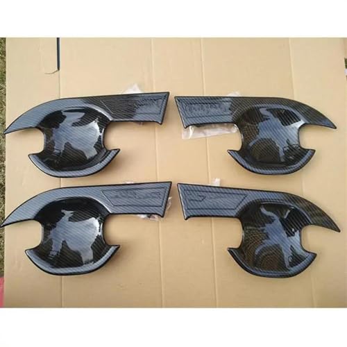 Cubiertas de fibra de carbono para manijas de puerta de Mitsubishi Outlander 2013-2020