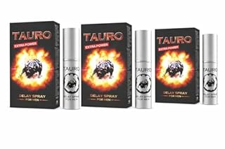 Tauro Extra Power - Ritardante Intimo per Uomo 5ML - 3 PEZZI