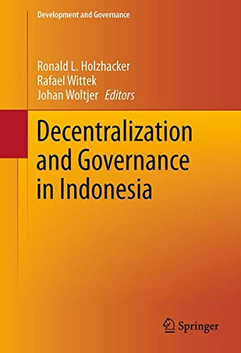 Buy Decentralization and Governance in Indonesia — BookShops.in