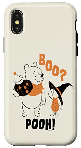Coque iPhone X XS Disney Winnie Halloween protection antichoc Boo Pooh portable