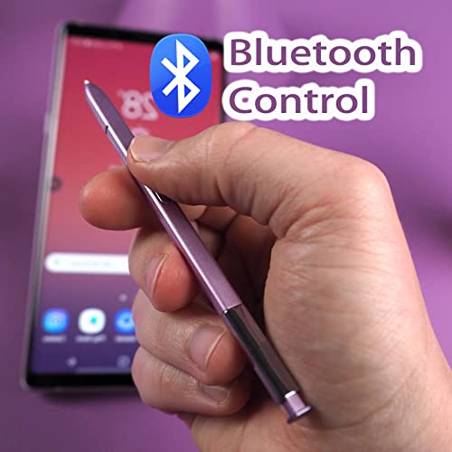 Lápiz S Pen Galaxy Note 9 de repuesto N960 morado lavanda stylus pen con Bluetooth pack 2 4
