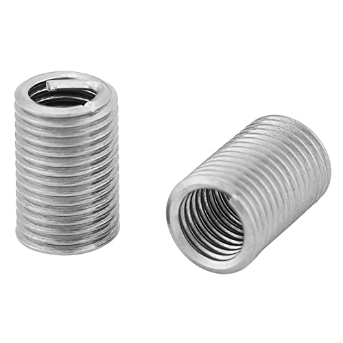 6 X 1,0 Kit, 50 Stück, Edelstahl SS304, Gewindereparatur, Spiraldraht, Gewinde, Schraubengewinde, 6 X 1,0 X 3D-Länge