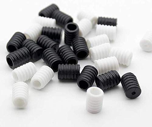 image for IAMUQ 500 PCS Cord Locks Silicone PVC Toggles for Drawstrings, Adjusta