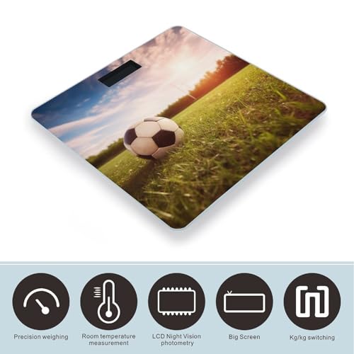 Báscula Digital de Baño con Diseño Balón de Fútbol miniatura 3