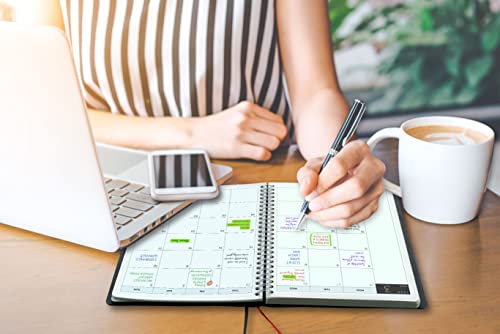 Academic Planner 2023-2024 - Hourly 2023-2024 Planner Weekly And Monthly - Appointment Book With Flexible Cover, Twin-Wire Binding - Simple Design For Productivity. June 2023 - July 2024-6.5 X 8.5 #TOP4