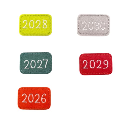 LUDI - Lot de 5 étiquettes ANNÉES - Pour calendrier LUDI - Pièces détachées