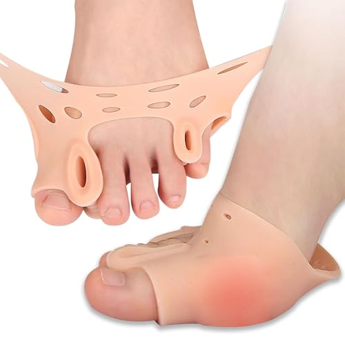 silicone toe separators- 2025 new toe separator for women hallux valgus relief - toe straightener amp spacer for women amp men