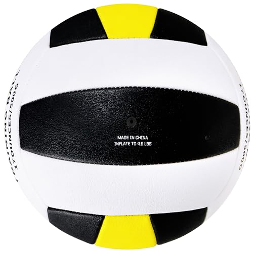 Image of RUN2PEAK Heavy Weight Volleyball Ball Official Size 5 Setter Training Volleyballs PU Practice Volley Balls for Indoor Rebounder Equipment Setters Weighted Volleyball Setting Trainer