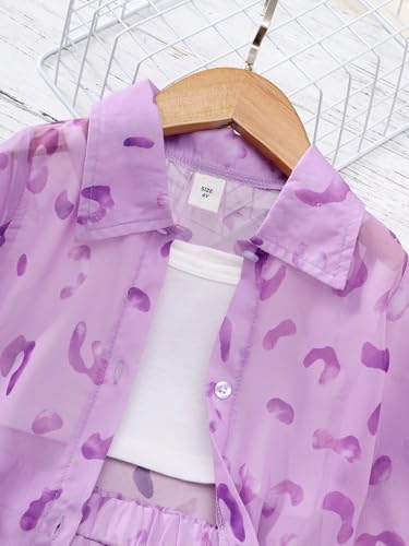 Image of Tagas Girls Casual Simple Style Polyester Solid Camisole Top, Long Sleeve Shirt And Straight Pants||3 Piece Set|| DRESS FOR GIRLS||(GCS-12)