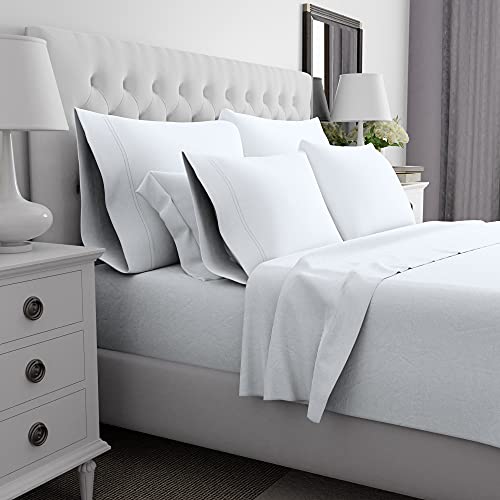 Aireolux 1000 Thread Count 100% Egyptian Cotton Luxury 4 Piece Bed Sheet Set, Infinity Sateen Weave Sheets, Soft, Silky & Breathable, Fitted Sheet Fits Mattress Upto 20" Deep Pocket(King Size, White) Aireolux 1000 Thread Count 100% Egyptian Cotton Luxury 4 Piece Bed Sheet Set, Infinity Sateen Weave Sheets, Soft, Silky & Breathable, Fitted Sheet Fits Mattress Upto 20" Deep Pocket(King Size, White)