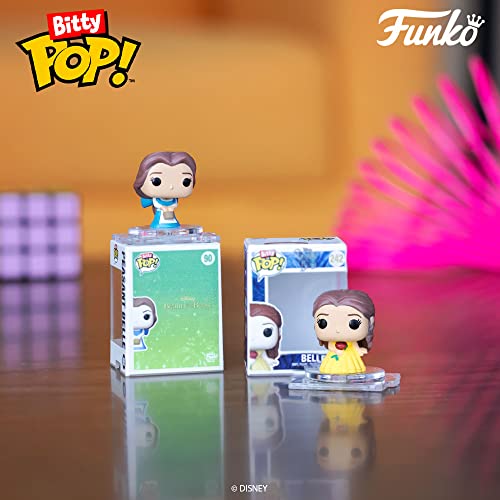 Funko Bitty Pop! Disney Princess - Peasant Belle, Pocahontas, Jasmine et une Mini-figurine Mystère en Surprise - 2.2 Cm Collectionnable - Étagère Empilable Incluse - Idée de Cadeau - Disney Fans