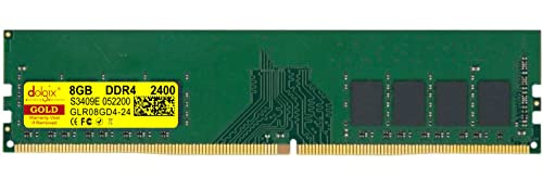 Dolgix Gold 8GB DDR4 2400MHz RAM| Desktop RAM |CL-17 |Desktop