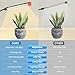 Orchbloom 3-Head Grow Light with Stand and Timer, 27 Watt Power Home Plug LED Grow Lights for Indoor Plants for Tall Houseplants, Bonsai Tree, Seed Starting, 24