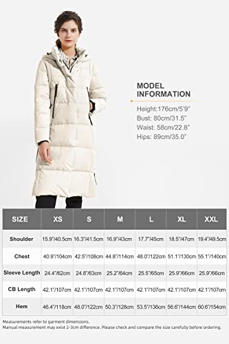 Orolay DOWN COATEUYRF9015W Women'S Thickened Long Down Jacket Winter Down Coat Hooded Puffer Jacket thumb #5