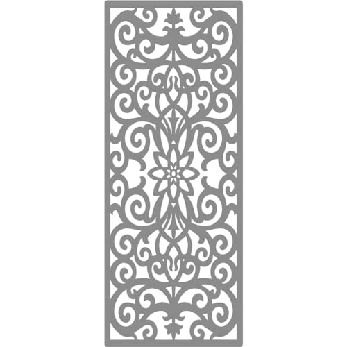 Image of 13 3 /8 inchW x 34 3 /8 inchH x 3 /8 inchT Buel Decorative Fretwork Wall Panels in Architectural Grade PVC