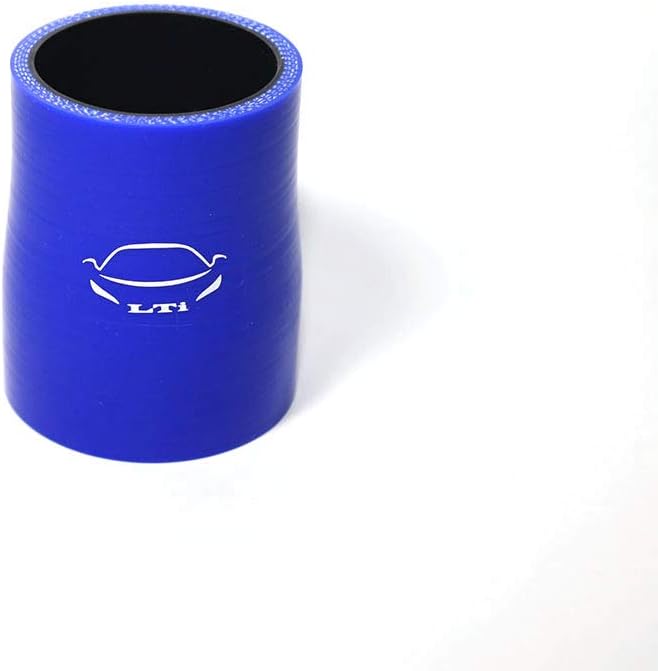 Mangueira Redutora de Silicone TenKeAuto Reforçada 4 Camadas 2"–2,25" para Turbo e Admissão – Azul, 1 unidade