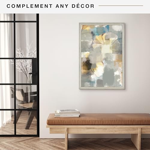 MCS Studio Gallery 20x30 Poster Frame Gray Woodgrain, Vertical & Horizontal Wall Hanging Large Picture Frame for Photos, Posters & Art Prints (1-Pack)