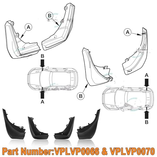 Guardabarros de alta resistencia para Range Rover Evoque Dynamic L538 2011-2018 5