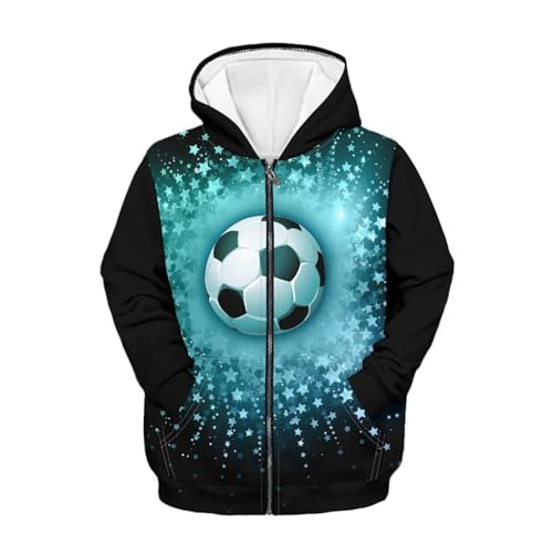 Image of Coloranimal Unisex Girls Boys Long Sleeve Casual Hoodies & Sweatshirts Tops Kids Zip Up Jacket Coat Age 6-16 Year