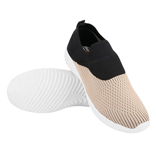 Image of Men's Slip-On Sports Shoes | Lightweight & Comfortable Laceless Sneakers for Casual Wear, Walking, Gym & Outdoor Activities