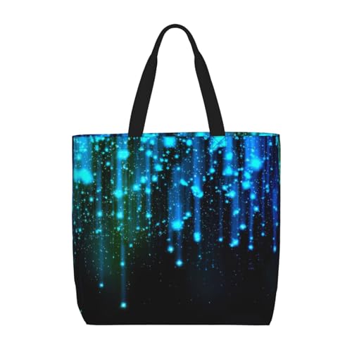 Stars print Tote Bag for Women Reusable Shopping Bag Large Beach Bag Travel Vacation Work - Main Image