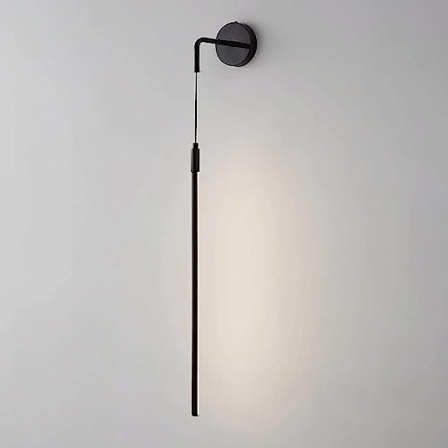HYJAUSXB 1PCS 22W Modern LED Wall Sconce Lighting, Bedroom Sconces Black Lamp Led Linear Light 60cm Long Strip Lamps for Hallway Living Room Hotel 3000K