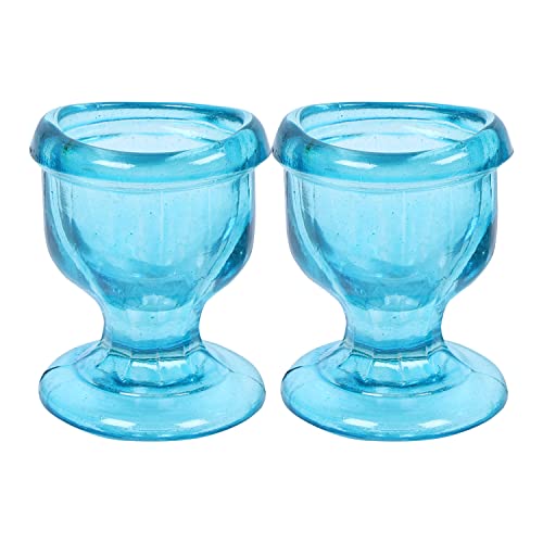 Gobelet de lavage oculaire contre les yeux irrités : lot de 2 œillères en verre