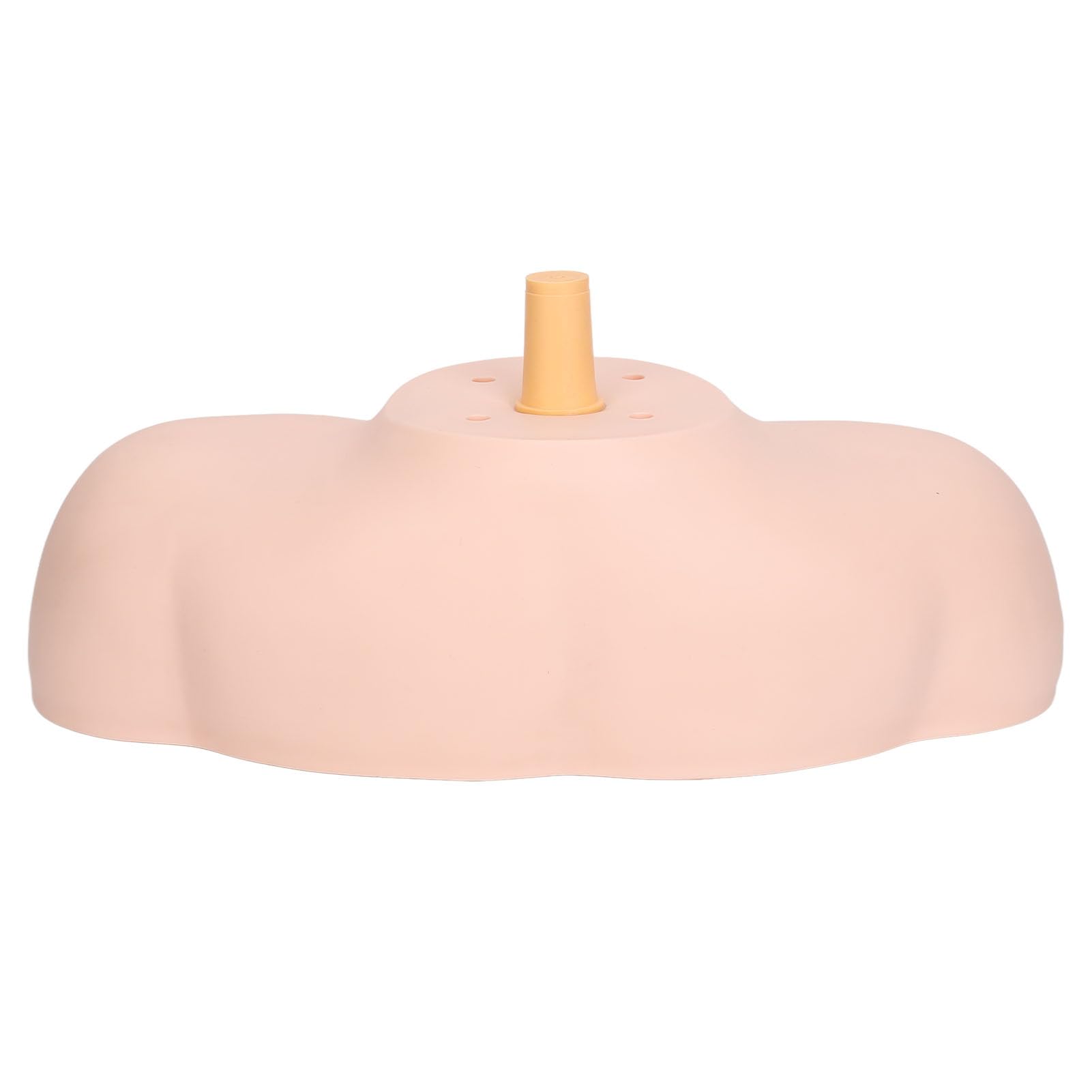 Mannequin Shoulder Model with Sturdy Base, PVC Head Stand Bust Platform, Smooth & Convenient