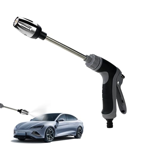 Turbo Washer für Gartenschlauch,hochdruckpistole Düse/spritze/aufsatz,Hochdruck Wasserpistole,Ultra Washer Verstellbarer Wasserdurchfluss,Turbowasher Power Hochdruckreiniger für Jeden Gartenschlauch