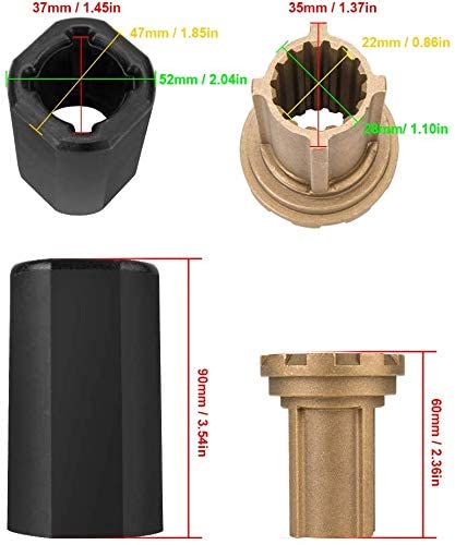 Flo-Torq II Hub Kit Replacement 835257Q1 For Mercury 60-300 HP Engines & Mercruiser Alpha Bravo Drives