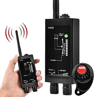 Bug Detector Anti Spy RF Signal Detector Anti-Recording Anti-Peeping and Anti-Tracking Strong Magnetic Detector for Detecting Hidden GPS trackers, Black
