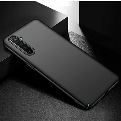 Image of Mobile Back Cover Case for Realme XT (Silicone Case|CameraProtection|Black SC1510)