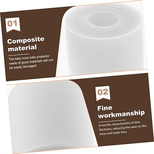 2 Rolls Puncture Bike Tire Protector Durable Tyre Liners for Mountain and Road Bikes Lightweight Reliable Accessory to Prevent Flats from and Nails3