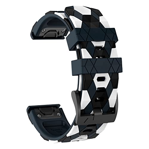 MYSNBKN Fenix 7X Strap 26mm Silicone bands for Garmin Fenix 7X/Fenix 6X/Fenix 6X Pro/Fenix 5X/Fenix 5X Plus/Fenix 3/Fenix 3 HR(Quick Fit)
