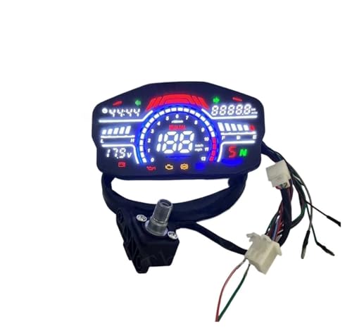 ユニバーサル スピードメーター オドメーター タコメーター 燃料計 水温計 ホン& ドゥカテ& バイク用パネル 楽器